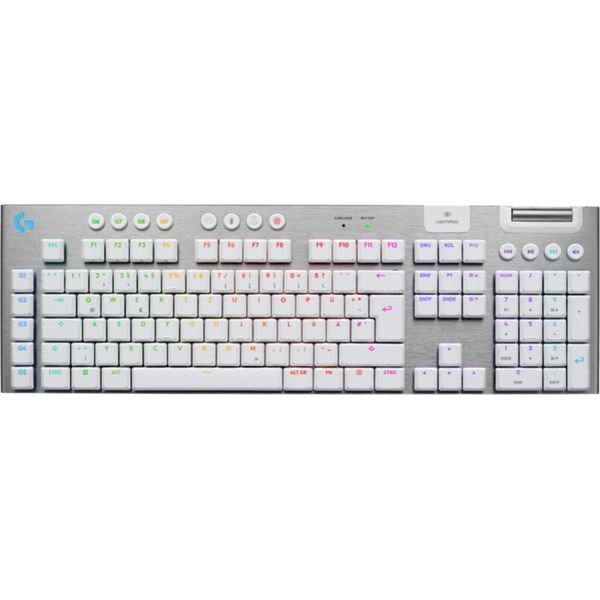 Logitech G G915 X Lightspeed, Cablato E Wireless, Rf Wireless + Bluetooth, Interruttore Meccanico, Qwerty, Led, Bianco-image