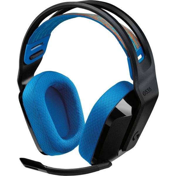 Logitech G G535 Cuffia Wireless Head-Band Gaming Nero, Blu-image