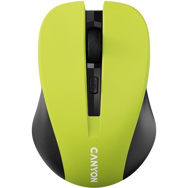 Canyon MW-1, Mouse Ottico Usb Senza Fili, 800/1000/1200 Dpi, Giallo-image