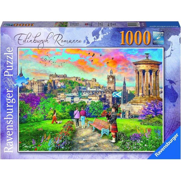Puzzle Ravensburger Edinburgh Romance - 1000 Pezzi Puzzle Adulti-image