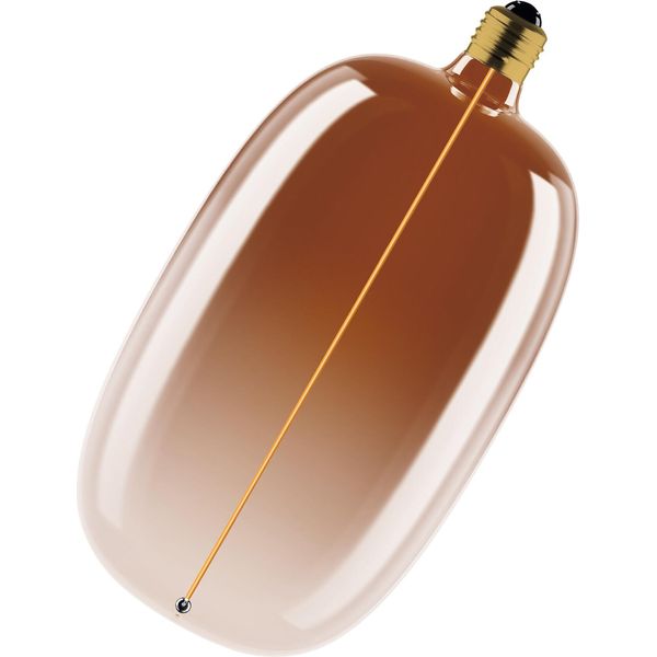 Osram Vintage 1906 Big Elipse Oval è Una Lampada Led Dimmerabile Con Filamento A Forma Di Ellisse. Offre 4,8 W Per 200 Lm, Attacco E27, Vetro Tea Brown, Diametro 145 Mm, Cri 80, 1800 K.-image