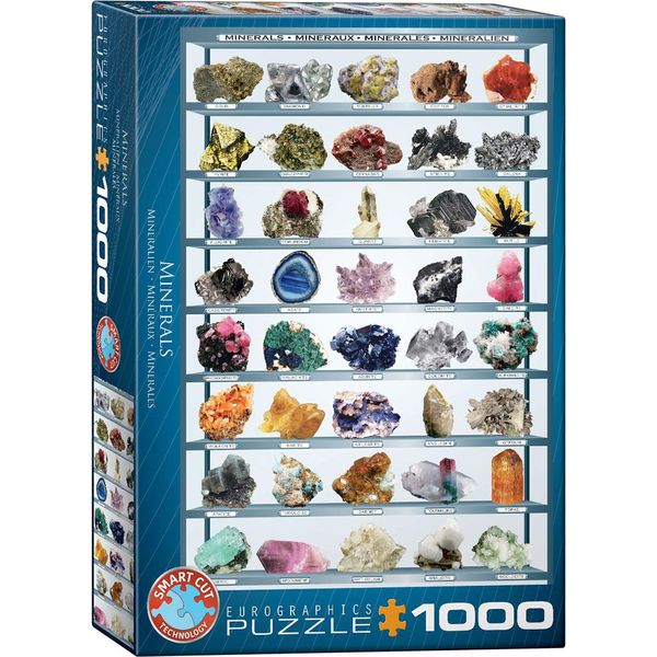 Puzzle Da 1000 Pezzi - Puzzle - Tesori Della Terra - Minerali + Accessori Per Puzzle-image