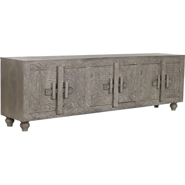 Mobile Tv Home Esprit Marrone Chiaro 200 X 40 X 61 Cm-image