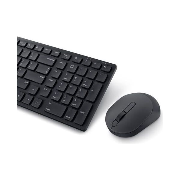Dell KM555 Tastiera Mouse Incluso Universale Rf Senza Fili + Bluetooth Qwerty Italiano Nero-image