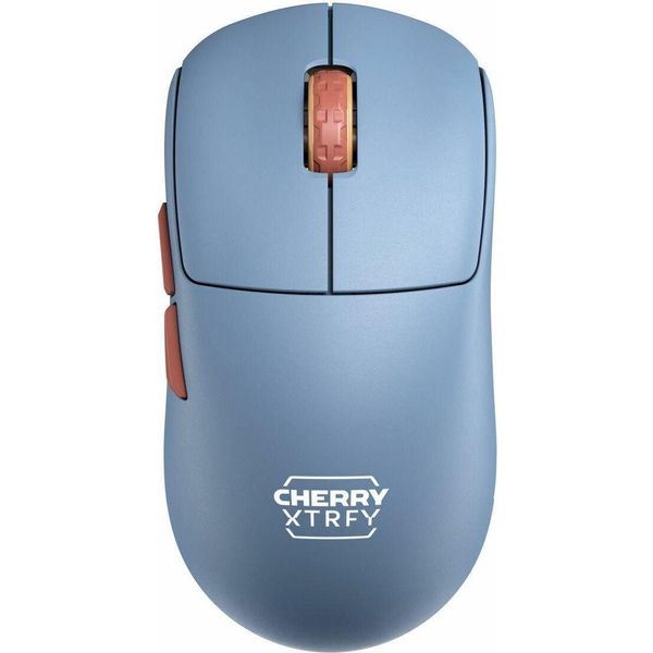 Cherry Xtrfy M68 - Mouse - Ottico - 5 Pulsanti - Senza Fili - 2,4 Ghz - Ricevitore Wireless (Usb) - Blu (CX-M68W-BLUE)-image