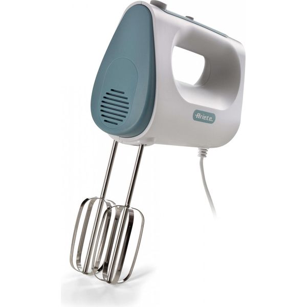 Ariete 1545 Sbattitore Breakfast, 450W, 5 Velocità, Funzione Turbo, 2 Fruste, White E Aegean Teal-image