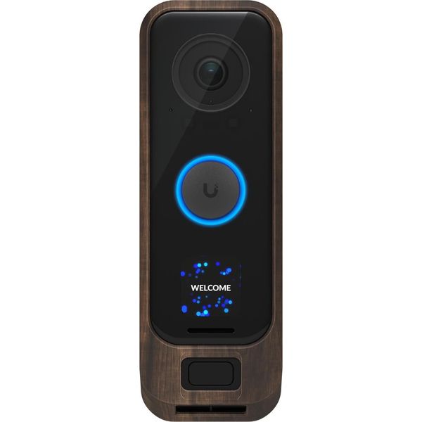 Ubiquiti G4 Doorbell Pro Cover Legno Policarbonato (Pc) 1 Pezzo(I) (UACC-G4-DB-PRO-COVER-WOOD)-image