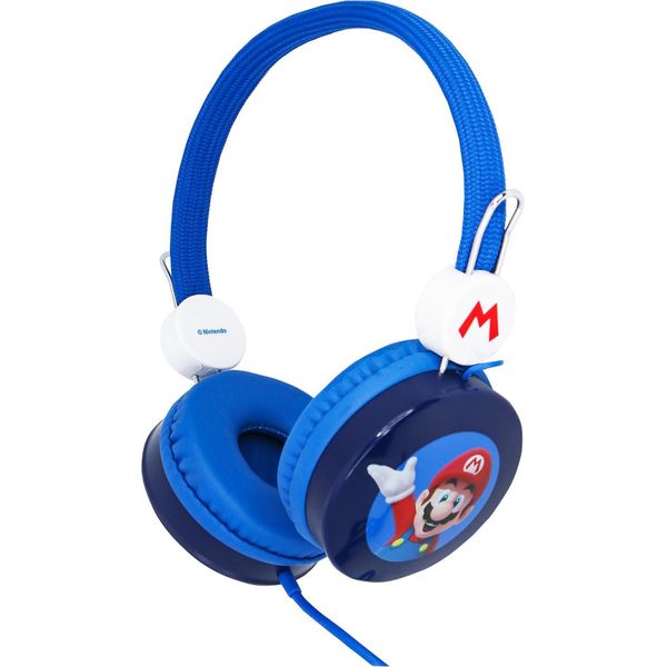 Cuffie Cablate Otl Technologies SM1109 Mario Per Bambini, Limite 85 Db, 3-7 Anni-image