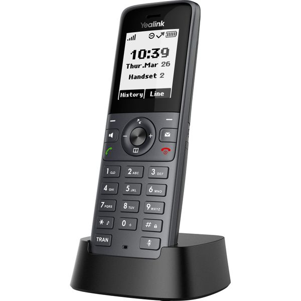 Stazione Base E Portatile Dect Yealink W71P, Display In Bianco E Nero Da 1,8", Fino A 10 Portatili"-image