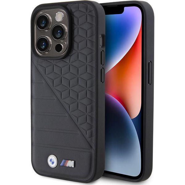 Bmw Bmhcp15L22Pmgk Custodia Rigida Per Iphone 15 Pro 6.1 Czarny/Nero Bi Pattern-image