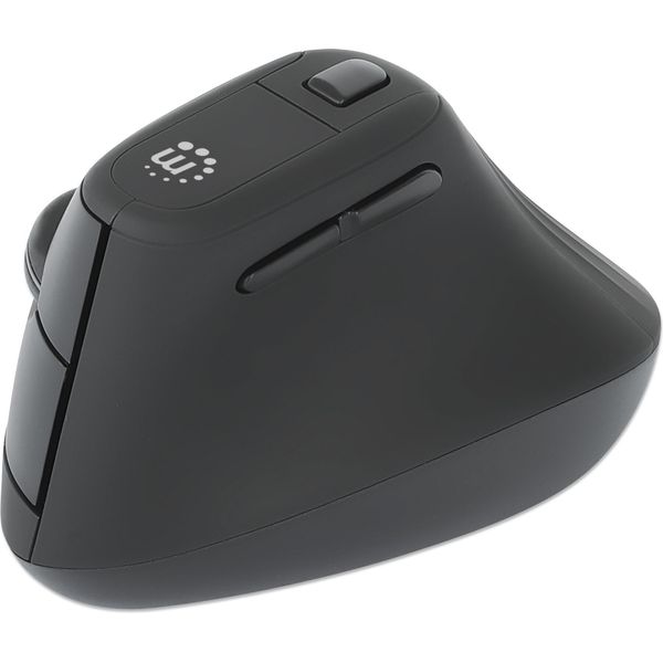 Manhattan 190336 Manhattan Mouse Verticale Ergonomico Senza Fili USB-A Nero-image