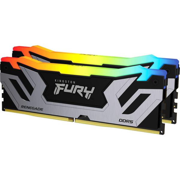 Kingston Technology Fury 48GB 8400Mts DDR5 CL40 Cudimm Kit Da 2 Renegade Rgb Silver Xmp-image
