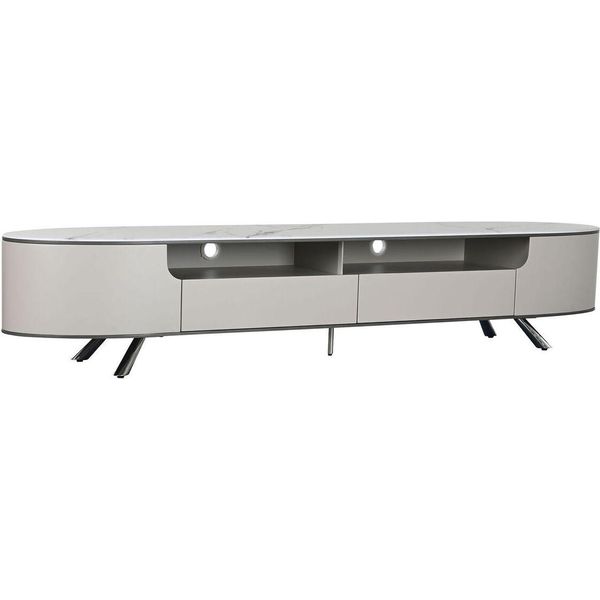 Mobile Tv Home Esprit Bianco Beige 220 X 42 X 41,5 Cm-image