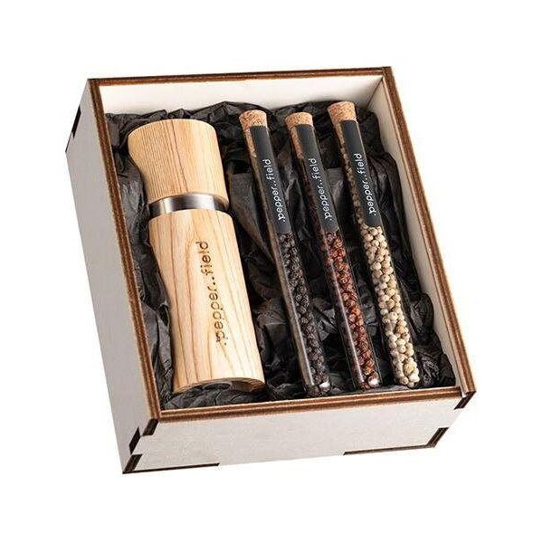 Set Di Provette Da Campo Con Macinino Naturale In Confezione Regalo (3X10G)-image