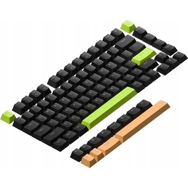 Set Di Copritastiera Nuphy Per Tastiera Meccanica Electro Ethereal Shine-Through Pc Copritastiera Ansi Us-image