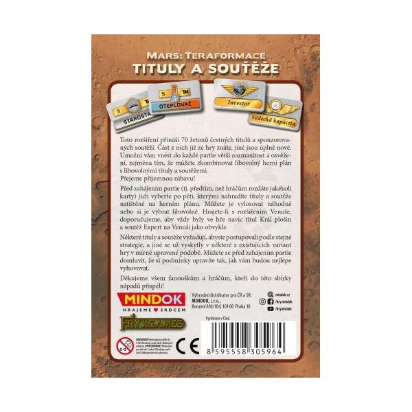 Marte: Teraformazione - Titoli E Concorsi (Espansione 8)-image