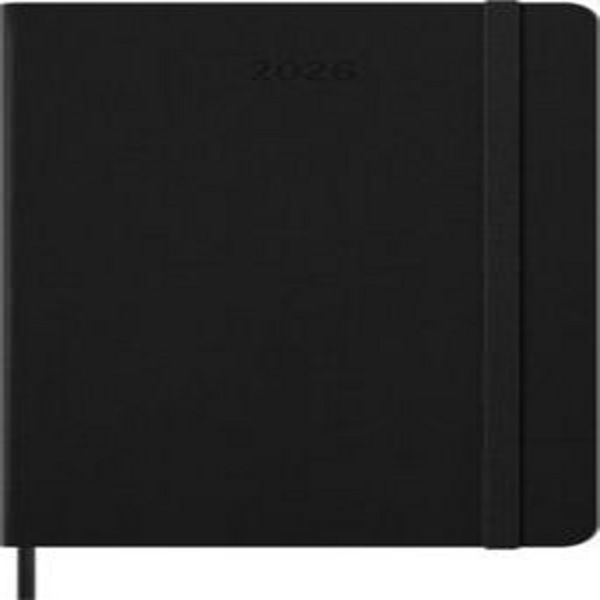 Moleskine 8056999274689 Moleskine Calendario 2026, Settimane, L/A5, Copertina Rigida, Nero-image
