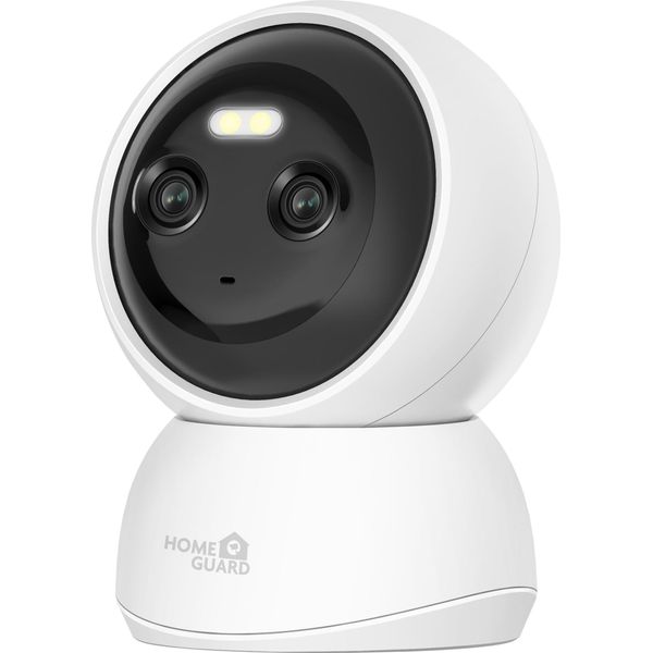 Iget Homeguard HGWIP222 Telecamera Ip A Doppio Obiettivo Per Interni Con Audio E Visione Notturna A Led Ir-image