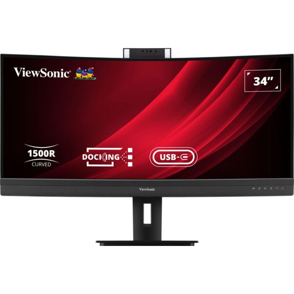 Viewsonic 86,4 Cm VG3457CV Curvo 21:9 Hdmi/Dp/Usbc/Lan Uwqhd - Schermo Piatto (Tft/Lcd) - Hdmi-image