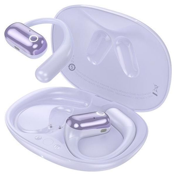 Hoco EA6 Headset Wireless Open-Ear Connectivity/Music Bluetooth Purple-image