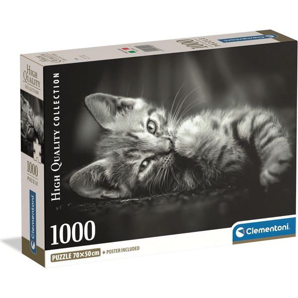 Clementoni - Premium 1000 ElementóW Puzzle High Quality Kitty Dla MiłOśNikóW UkłAdanek-image