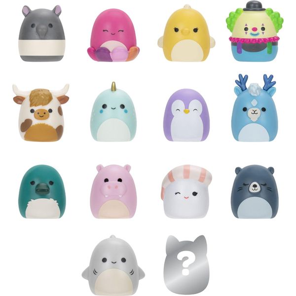 Squishmallows Squish-A-Longs Minifiguren 14Er Pack Set Serie 2 Stile 1 2,5 Cm-image