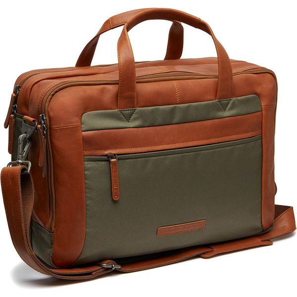 The Chesterfield Brand Borsa Da Ufficio Laptop Bag Con Scomparto Per Laptop Nivano Business Bag Steel Green Oliva-image