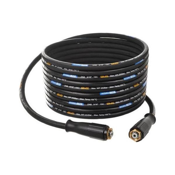 Tubo Premium Per Alta Pressione Con Treccia D'acciaio Resistente Alle Alte Temperature Da 5 M DN8 Con Connettori M22-M22 (Modello: Tipo K) Per Idropulitrici Karcher E Kranzle.-image