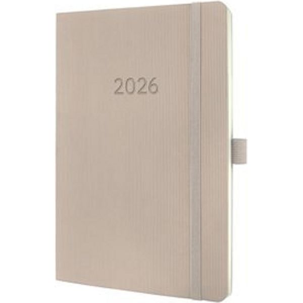 Sigel C2630 Sigel Conceptum 2026 Calendario A Libro, Ca. Din A5, Grigio Scuro-image