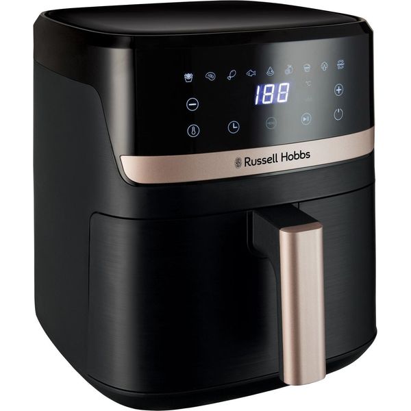 Russell Hobbs 27620-56 Singolo 5,5 L Indipendente 1500 W Friggitrice Ad Aria Calda Nero, Champagne-image