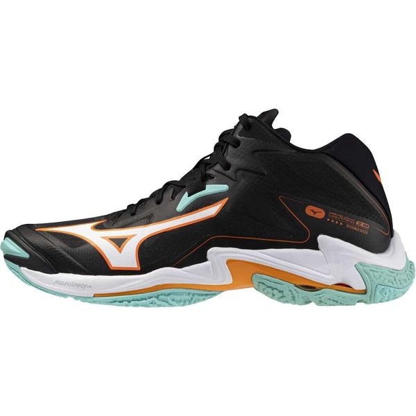 Mizuno Wave Lightning Z8 Mid Scarpe Sportive Indoor Nero Eu 42 1/2 Uomo,Donna Nero Eu 42 1/2-image