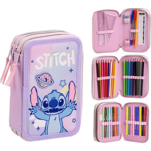 CerdÀ - Oficjalna Kosmetyczka PotróJna Disney Stitch - Akcesorium Szkolne-image