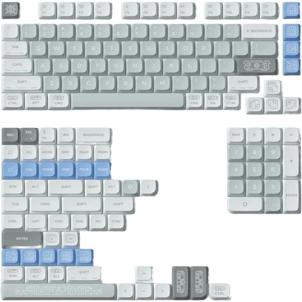 Set Di Copritastiera Nuphy Per Tastiera Meccanica Maya Imprint Nsa Dye-Sub Pbt Tutti In Uno Ansi Us-image