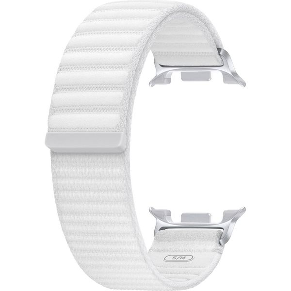 Fascia In Tessuto Samsung (S/M) Per Galaxy Watch8 | Watch8 Classic, Fascia, Smartwatch, Bianco, Samsung, Galaxy Watch8 | Watch8, Tessuto, Nylon-image