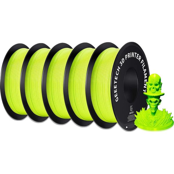 Filamento Per Stampante 3D, Materiale Pla, Diametro 1,75 Mm, Verde Mela-image