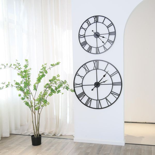 Milani Home - Orologio Analogico Classico Cm 5 L X 60 P X 60 Hdi Coloreantracite-image