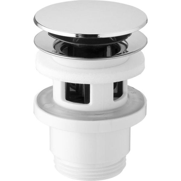 Set Di Scarico 5/4", Click-Clack, Tappo Grande, 32-52 Mm, Abs/Cromo"-image