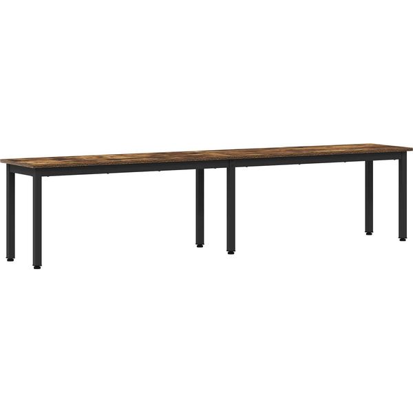 Vidaxl Panca Colore Fumo 200 X 35 X 45 Cm Materiale A Base Di Legno-image
