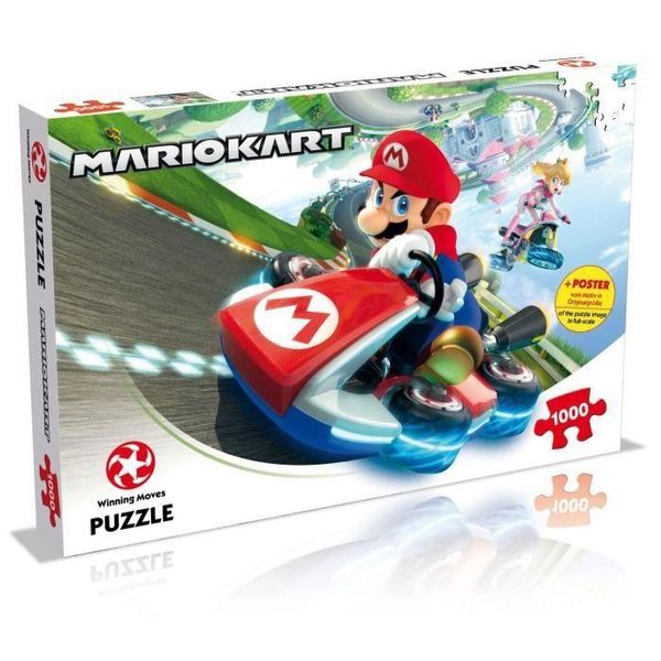 Puzzle Mario Kart - Funracer (1000 Pezzi) Puzzle Supermario-image