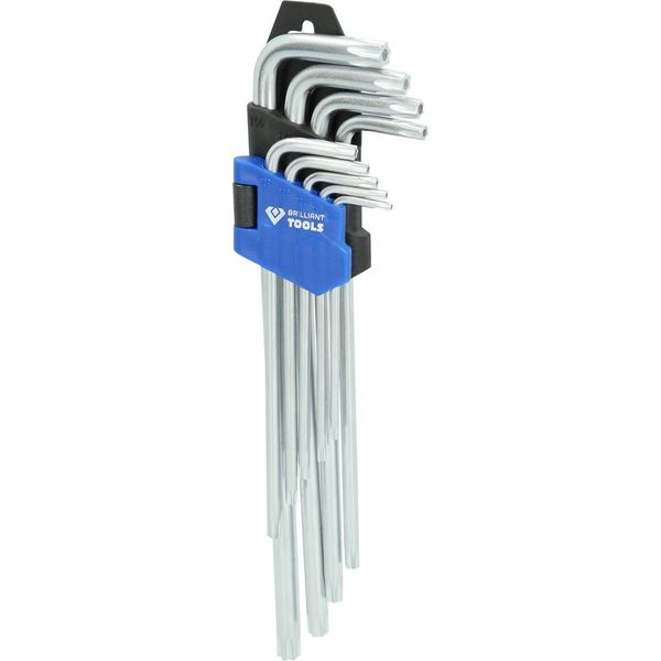 Brilliant Tools Set Di 9 Pezzi Di Chiavi Offset Lunghe Con Profilo Torx® - BT044019-image