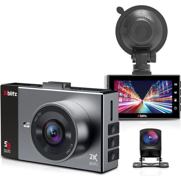 Xblitz Full Hd Dashcam With A Rear Camera S9 Duo-image