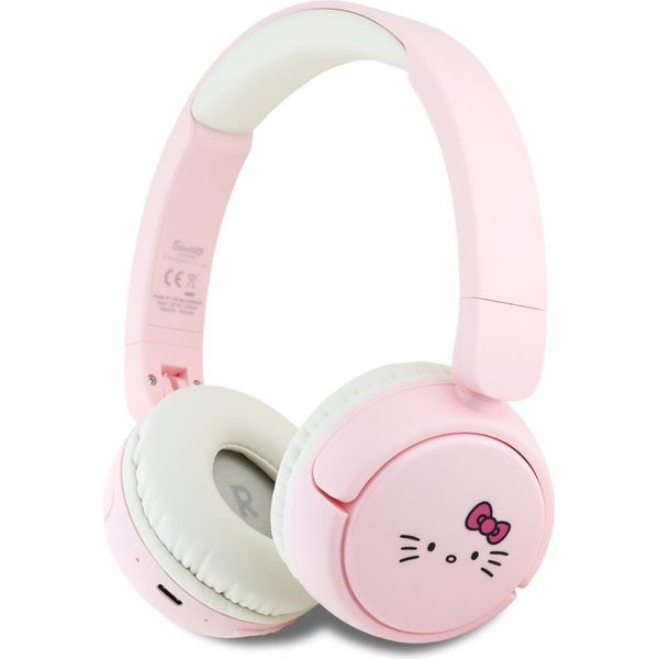 Hello Kitty Face Logo - Cuffie In-Ear Bluetooth Wireless V5.3 (Rosa)-image