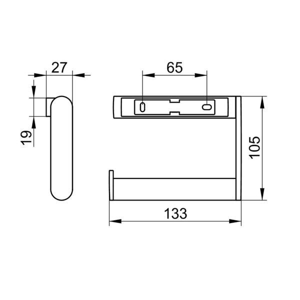 Keuco Toilettenpapierhalter Plan 14962, 14962070000-image