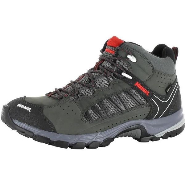 Meindl Journey Mid Gtx Scarpe Da Trekking Antracite/Rosso Uk 7 - Eu 41-image