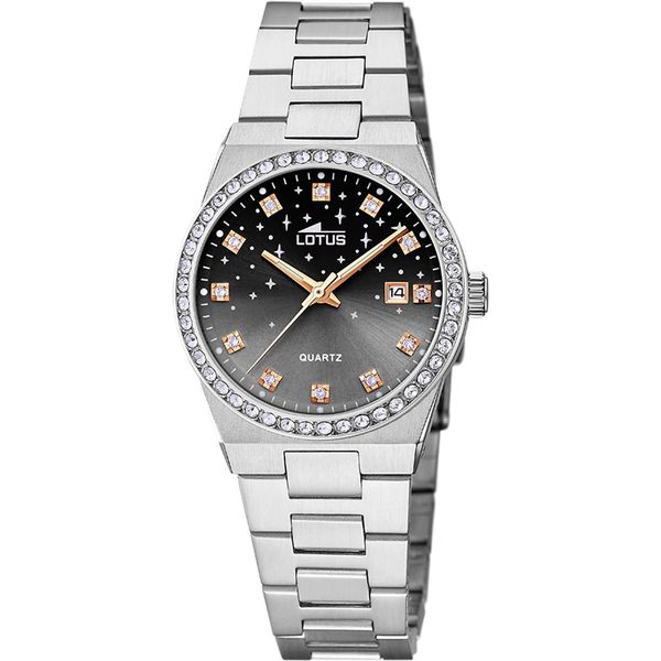 Lotus Orologio Da Donna Classic Elegant Orologio Da Polso In Acciaio Inossidabile Argento UL18885/4-image