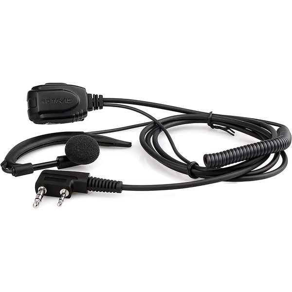Cuffie Retevis Walkie Talkie, Cuffie Radio Compatibili Con Bf UV-5R BF-88E Bf-888S RT24 RT28 RT622 RT27 RT618 RT619 Kenwood Proster, A 2 Poli-image