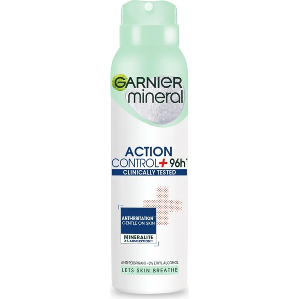 Garnier Deodorante Minerale Spray Azione Controllo + 96H 150Ml-image