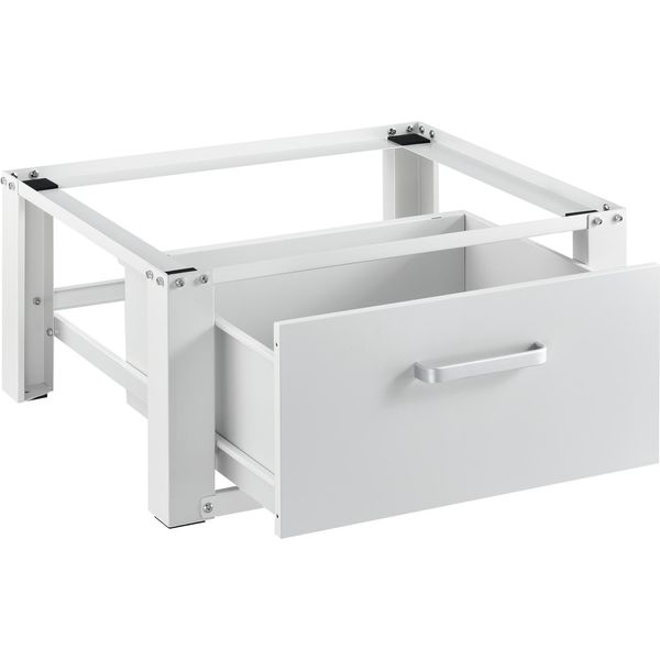 [Base Per Lavatrice Con Cassetto Max. Fino A 150 Kg Zoccolo Per Asciugatrice Piedistallo Per Base In Acciaio Alzata-image