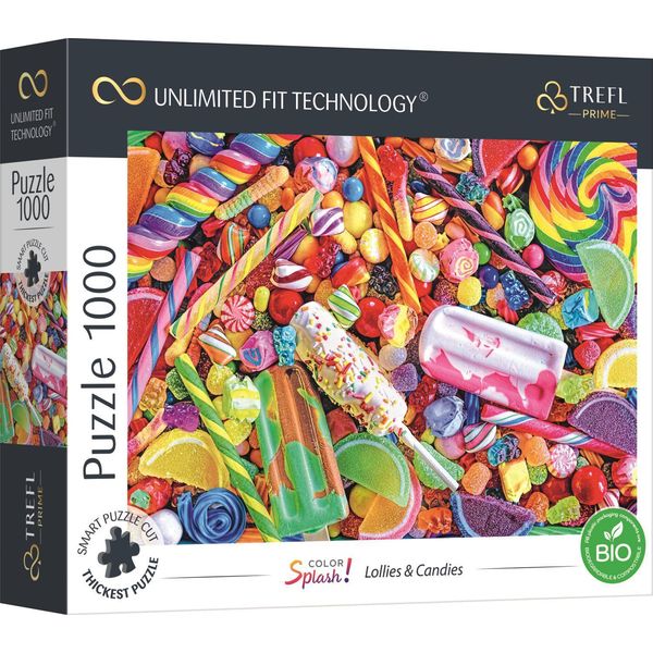Trefl Puzzle Uft Colour Splash: Lecca-Lecca E Caramelle 1000 Pezzi-image