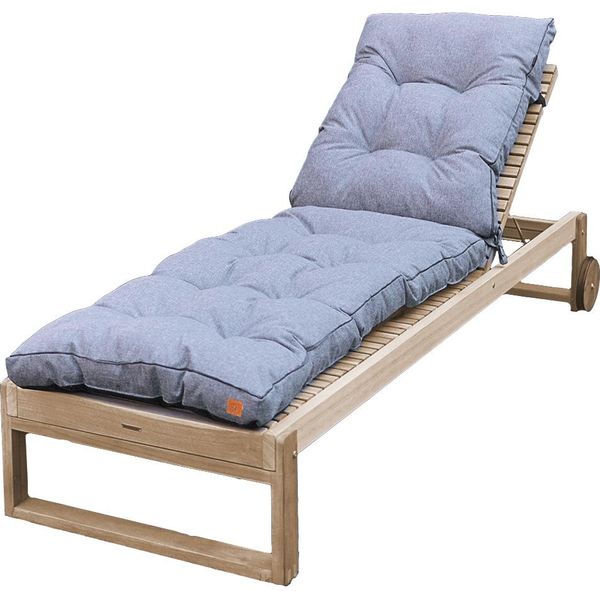 Cuscino Da Giardino Per Sdraio-Cuscino Per Sdraio-190 Cm-Grigio Chiaro-image